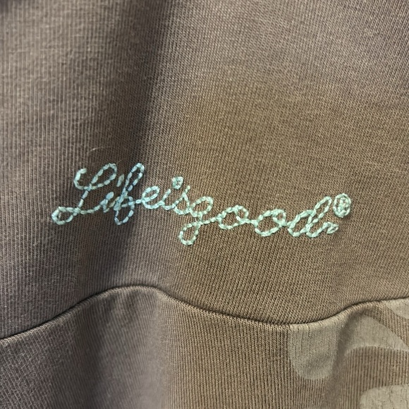 Life is Good Skirt with Embroidery - Picture 2 of 4